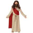 Morph Jesus Costume For Kids - Biblical Robe For Boys, Jesus Disciple Outfit, Religious Dress Up Costume, Large