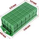 Takytao Floral Foam Cage 2 Pieces, Floral Foam for Artificial Flowers, Dry Floral Foam Blocks for Fresh Flower Arrangement Decoration, Wedding, Interior and Garden