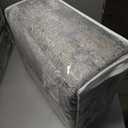 OMERAI Washable Rug 8'x10' Abstract Machine Washable Area Rugs for Living Room Ultra-Thin Non Slip Stain Resistant Modern Large Carpet for Bedroom Dining Room Office Kitchen (Brown)