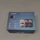 TEEHO TE002 Fingerprint Door Lock - Keyless Entry Electronic Keypad Deadbolt with 2 Backup Keys - Auto Lock - Easy Installation - Smart Locks for Front Door - Satin Nickel