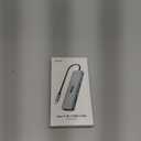 Acer USB C Hub, 7 in 1 Multi-Port Adapter for Laptop, 4K, HDMI Splitter with 2 USB A 3.1 & Type-C to HDMI Data Port, PD 100W Charging, SD Card Reader for Computer, Desktop, Space Grey