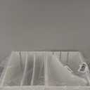 EMERIT Paper Organzier Wood Desktop Organizer Storage Letter Tray File Sorter with Adjustable Shelves for Home Office (White)