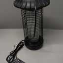 Buzbug LED Bug Zapper Indoor Outdoor, 10 Years Lifespan, 6.5ft Power Cord, IPX4 Waterproof, High-Voltage, Mosquito Zapper, Fly Trap Mosquito Trap, Fly Killer Fly Zapper -MO008C (New Black)