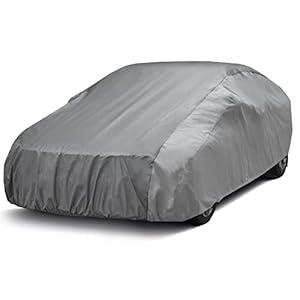 Ultra Light Waterproof Car Cover for Automobiles All Weather Protection, Windproof & Breathable, Fits Sedan Up to 200"