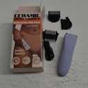 Bikini Trimmer for Women, Pubic Hair Trimmer Shaver for Women -Waterproof Hair Shaver Razors, LADYSPOT Shaving Sets,with 3 Guards,Replaceable Hypoallergenic Ceramic Blade,Wet/Dry(Purple)