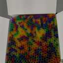 ALINK 500-Pack Solid Colors Flexible Drinking Straws, Plastic Disposable Bendy Straws - 7.75" x 0.23"