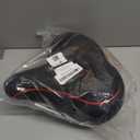 Oversized Bike Seat for Peloton Bike & Bike+, Comfort Seat Cushion Compatible with Peloton, Road or Exercise Bikes, Bicycle Wide Saddle Replacement for Men & Women, Accessories for Peloton (Red)