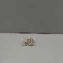 10 Pcs Heavy Duty D Rings 5/8 Inch Light Gold Solid Zinc Alloy Die Casting for Purse Making Leather Craft