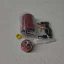 Oil Catch Can Kit with 4 Adapters + Breather Filter Drain Valve Plug 2 Ports (1 oulet + 1 inlet) 150ml Universal Aluminum Baffled Oil Reservoir Tank Oil Separator HTRACING (red)