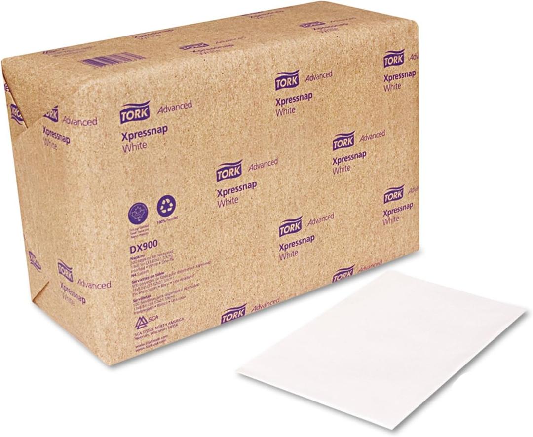 Tork DX900 Advanced Xpressnap Interfold Single-Ply Dispenser Napkin, White