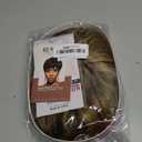 RUWISS Pixie Cut Human Hair Wig  Short Wigs for Black Women with Bangs, Natural Layered Wavy Wig, Glueless, 4/27# (FQ-001)