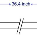 HQUA-OWS-12L 40W Germicidal UV Tube, 2 Pack