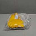 105FT Safety Warning Pennant Banner Flags  Multipurpose OSHA High Visibility Triangle Flags for outside fence, Roadwork, Party and Hazard Areas(YELLOW,45pcs,105FT)