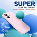 Miracase Magnetic for iPhone 17 Case, Compatible with MagSafe, Integrated Silicone Camera Control Cover, 3.0mm Thicken Shockproof Drop Protection Phone Case for 17,Sand Pink