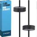 Wide Mouth Straw Lids (2 Pack), Compatible with Hydro Flask, Simple Modern, Hydro Cell, Thermoflask, Takeya, Vmini and Iron Flask, 2 Lids, 2 Straws and 1 Straw Brush