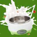 Compact Yogurt Maker Machine Stainless Steel Container for Homemade DIY Yogurt Green Stainless Steel Yogurt Maker Machine DIY Yogurt Maker Machine Compact Yogurt Maker Machine