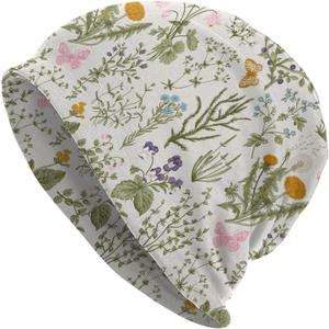 Beanie Hat Slouchy Cap Warm Cancer Headwear Stretch Knitted Hats for Women Men (One Size, 2)