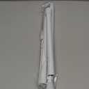 White Tension Curtain Rod for Windows 28 to 48 inch, Adjustable Expandable Pressure Spring Curtain Rod No Drilling, 7/8" Curtain Rod for Bedroom Doorway Closet Door