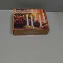 10 Pack Christmas Window Candles Lights Flameless Candle Battery Operated Candles with Remote Control Timer Gold Holders LED Candle for Party Table Top Xmas Thanksgiving Christmas Window Decorations (White)