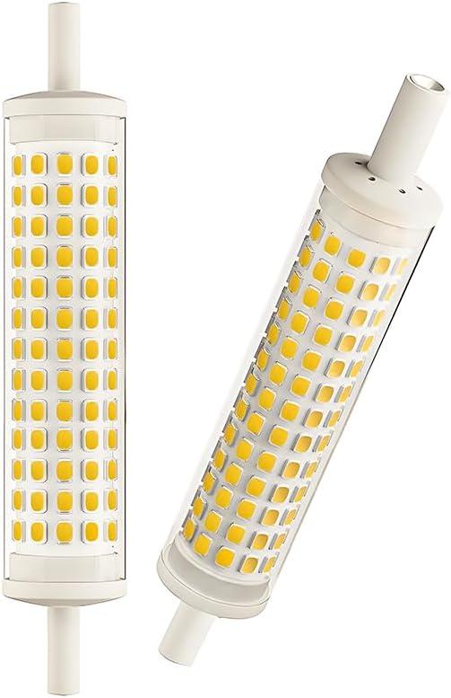 118mm R7S LED Bulb 15W,100W 150W T3 Halogen Equivalent,1500 Lumen,Dimmable J Type Linear Double Ended Flood Light, 4000K Natural White, 120V, 2-Pack