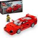 LEGO Speed Champions Ferrari F40 Supercar, Toy Car Model Building Set with Driver Minifigure, Collectible Ferrari Toy for Kids Ages 9 and Up, 76934