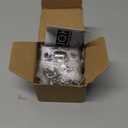 JQK Closet Door Ball Catch Hardware, Stainless Steel Catch Adjustable with Strike Plate, Brushed Satin Finish 4 Pack, HBC100-P4