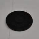 HF by LT Rubber Estate Garden Stepping Stone, 11-3/4 inches, Black, Set of 3