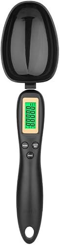 Mafiti Digital Measuring Spoon, Electronic Adjustable Measuring Spoon Scale 500g / 0.1g High Precision for Kitchen Gadgets Daily Meals Pet/Dog Food Measuring Scoop