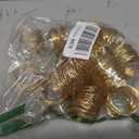 Gold Napkin Rings - 14 PCS Metal Napkin Rings(Twisted Wire) Napkin Holders Buckles for Family Dinner, Wedding, Party,Table Decorations