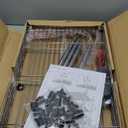 Simple Deluxe Heavy Duty 3-Shelf Shelving Unit, 24.02" D x 13.78"W x 21.97" H, 3 Tier, Chrome