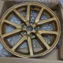 Mayde 18-Inch Wheel Covers fits 2017-2023 Tesla Model 3 Rims, Replacement Hub Caps (1 Piece, Gold)