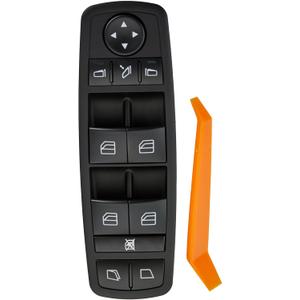 Power Window Switch Fits for Mercedes-Benz W164 W251 GL320, GL350, GL450, GL550, R320, R350, R500, R63 AMG.Driver Side Control Door vidrios Master Switch.Replaces 2518300390, A2518300390