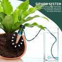 BYDOLL Plant Self-Watering Stakes Automatic Watering Terracotta Spikes for Indoor Outdoor Plants,Houseplant Insert Devices for Vacation use,Bonsai Drip Irrigation System (5 Pack) (4.3''X1.3'')