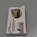 USB Heating Pad for Travel Warmth Outdoors, Non-Rechargeable Small Heated Pad 5V Heat Therapy for Pain Relief Abdomen Cramps, 3 Heat Settings & Auto Shut Off (16"x 12") Grey