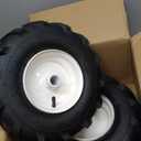 13x5.00-6" Tiller Tire and Wheel, 1" Axle Size, 3-1/8" Centered Hub, 13x5-6 Super Lug Tractor & Trencher Tire Replacement