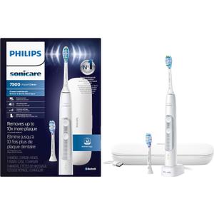 Philips Sonicare ExpertClean 7500 White, Rechargeable Electric Power Toothbrush, HX9690/06 (1 Count (Pack of 1))