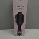 Hair Dryer Brush Blow Dryer Brush in One, Upgraded 4 in 1 Hair Dryer and Styler Volumizer with Negative Ion Anti-frizz Ceramic Titanium Barrel Hot Air Hair Straightener Brush