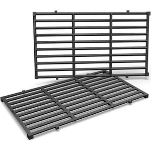 QuliMetal 7637 Grill Grates for Weber Spirit E210,E220,S210,S215 with Front Control,Replacement Grill Parts for Weber Spirit 200 & GS4 Spirit II E210,Spirit II E220,17.5 x 10.2 Inch,2-Pack