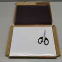 Magnetic Sheets 8.5" x 11" 10 Pack - Flexible Magnet Sheets with Adhesive Backing for DIY Crafts and Photo Magnets,Suitable for School Classroom Boards, Refrigerator and Shelf Labels