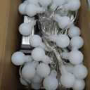Minetom Globe String Lights, 33 Feet 100 Led Fairy Lights Plug in, 8 Modes with Remote Mini Globe Lights for Indoor Outdoor Bedroom Party Wedding Garden Christmas Tree Decor, Warm White