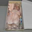 BABESIDE Reborn Baby Dolls Girl with Freckles, 20 Inch Lifelike Newborn Real Life Realistic Doll Soft Vinyl and Cloth Body Baby Dolls with Toy & Gift Box for Kids Age 3+