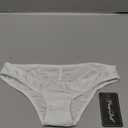 Pin Up Doll Scrunch Back Bikini Panty Underwear For Women, Brazilian Style Womens Cheeky Panty (Small, White)