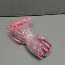 Three Fold Umbrella Women Transparent Clear Cherry Blossom Mushroom Sakura Folding Sunshade Rain Umbrellas