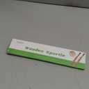 2 Pack Wooden Spurtle for Sourdough Starter, Mixing, Reaching Bottom of Jar, Dough Whisk, Long Handle Jar Spatula, Spurtles Kitchen Tools Teak Wood Kitchen Utensils kit for Baking, Cooking