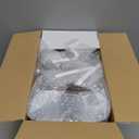 Ciaell 200PCS Gold Plastic Cups - 9Oz Heavy Duty Disposable Clear Plastic Cups with Gold Rim for Wine, Cocktail, Party & Wedding