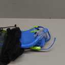 Snorkeling Gear for Kids Ages 5-15, 4 in 1 Mask Fins Snorkel Set with HD Tempered Glass Panoramic View Anti-Fog Mask, Dry Top Snorkel, Adjustable Trek Fins, and Mesh Bag, Kids Snorkel Set for Youth