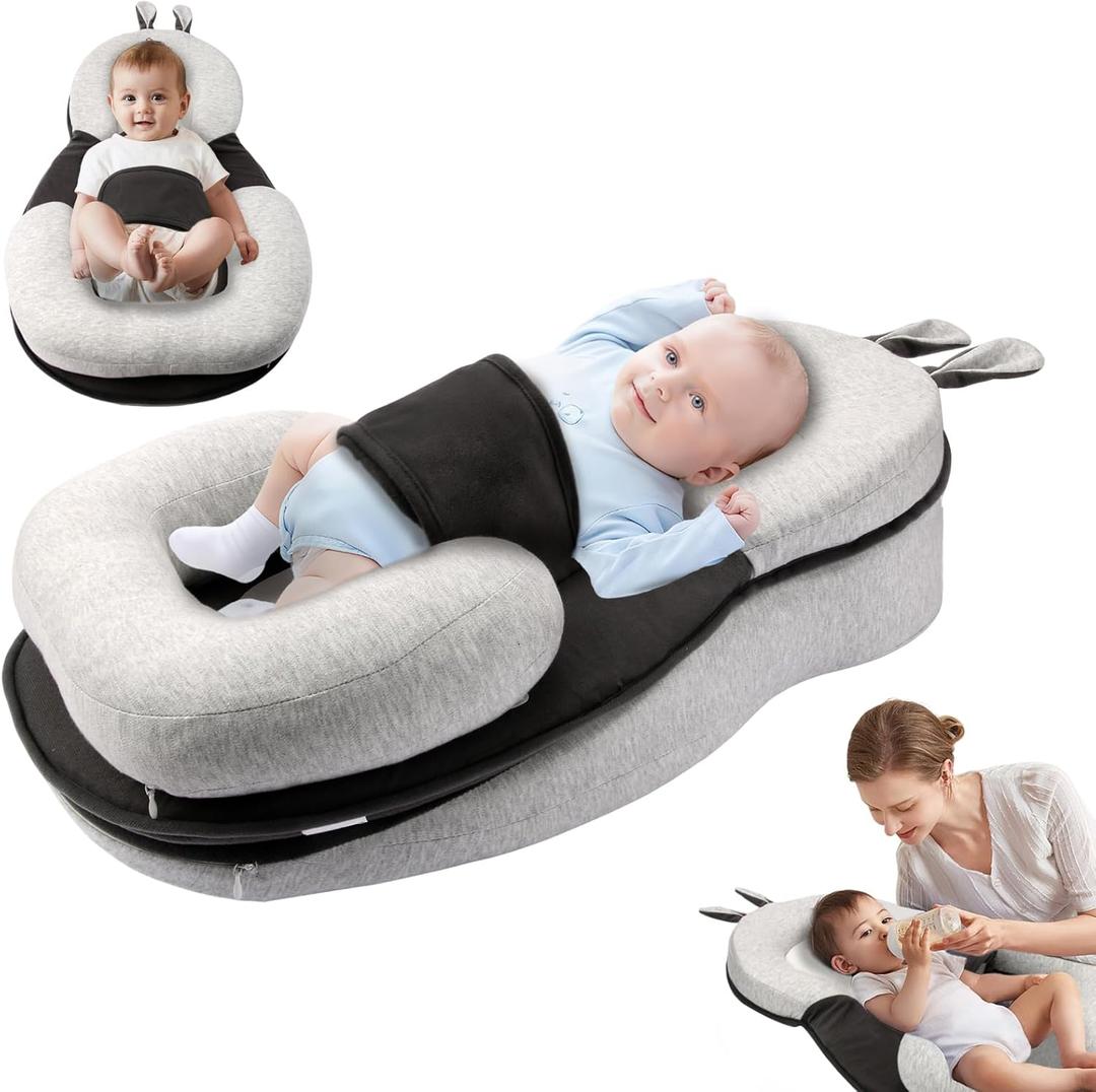 Baby Lounger,Dual-Function Removable Machine-Washable Pad, Lightweight & Portable