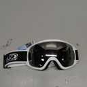 findway Ski Goggles OTG - Over Glasses Snow/Snowboard Goggles for Men, Women & Youth - 100% UV Protection (A1-white Silver Vlt 10%)