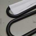Outdoor Handrail Garage Railing Post Mount Hand Rail Matte Black Finished Stair