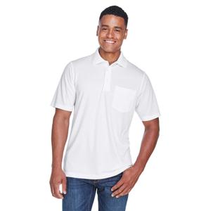 Men's Performance Pique Polo Shirt with Pocket
 (Small)